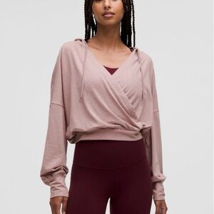 Lululemon Soft Jersey Relaxed Wrap-Front Hoodie
